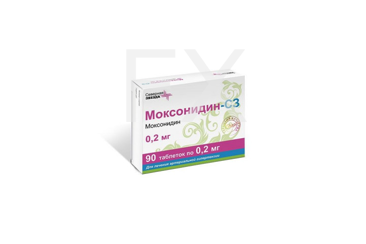 МОКСОНИДИН таб п/об 0.2мг n90 Пранафарм