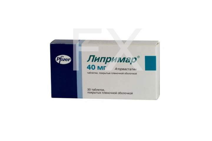 ЛИПРИМАР таб п/об 40мг n30 Виатрис