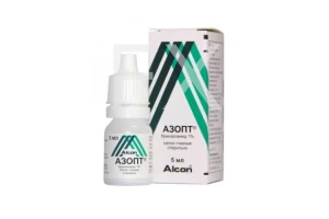 АЗОПТ капли глаз. (фл-кап.) 1% 5мл Новартис-Сандоз-Салютас-Гермес-Лек-Линдофарм-Гексал-СТИ Пластик
