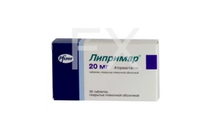 ЛИПРИМАР таб п/об 20мг n30 Виатрис