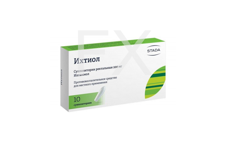 ИХТИОЛ свечи 200мг n10 Усолье-Сибирский ХФЗ