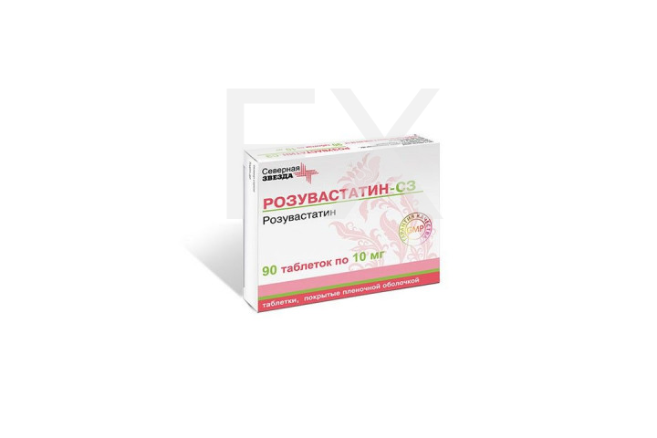 РОЗУВАСТАТИН таб п/об 10мг n90 Велфарм