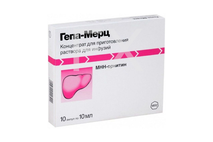 ГЕПА-МЕРЦ конц. (амп.) 5г - 10мл n10 Мерц
