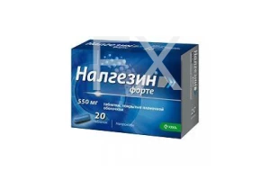НАЛГЕЗИН форте таб п/об 550мг n20 Юникем