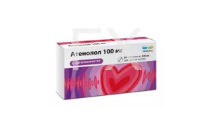 АТЕНОЛОЛ таб 100мг n30 Никомед-Такеда-Фармастер