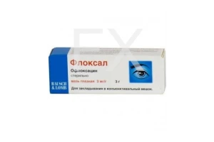 ФЛОКСАЛ мазь гл. (туба) 0.3% 3г Валеант-Натур Продукт-Х. Тен Херкель Б.В.-Эльфа-Бауш Ломб