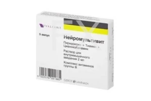 НЕЙРОМУЛЬТИВИТ р-р д/ин. (амп.) 2мл n5 Валеант-Натур Продукт-Х. Тен Херкель Б.В.-Эльфа-Бауш Ломб