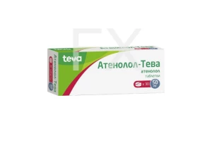 АТЕНОЛОЛ таб 50мг n30 Борисовский ЗМП