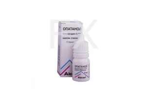 ОПАТАНОЛ капли гл. (фл.) 0.1% - 5мл n1 Новартис-Сандоз-Салютас-Гермес-Лек-Линдофарм-Гексал-СТИ Пластик